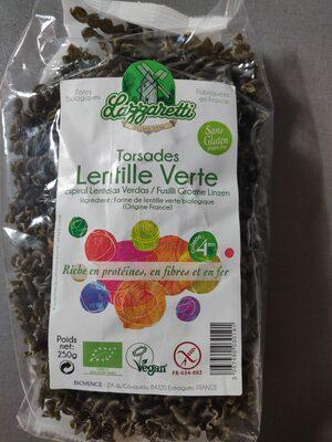 Torsades lentilles vertes