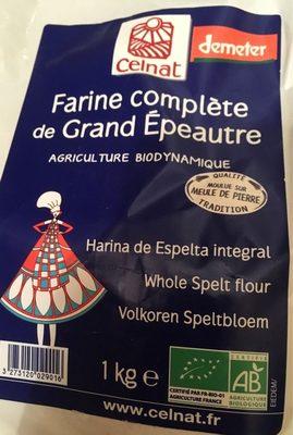 Farine complete de grand epeautre