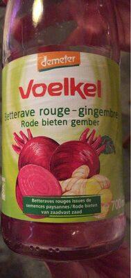 Jus de betterave rouge et gingembre