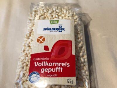 Glutenfreier Vollkornreis gepufft