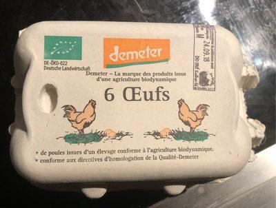 6 oeufs bio
