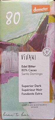 Edel Bitter 80% Santo Domingo