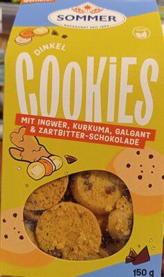 Dinkel cookies mit Ingwer Kurkuma Galgant