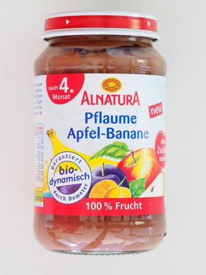 Pflaume Apfel-Banane