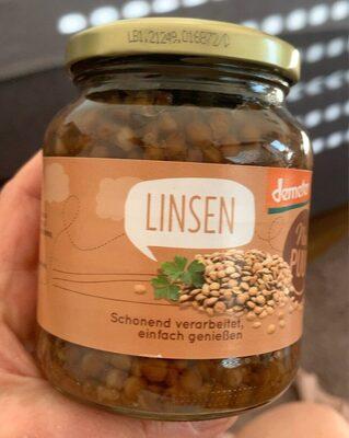 Linsen im Glas nur puur