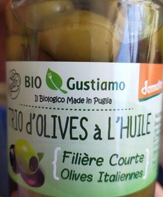 Trio d'olives a l'huile