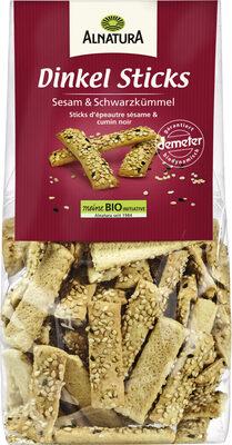 Dinkel Sticks Sesam & Schwarzkümmel