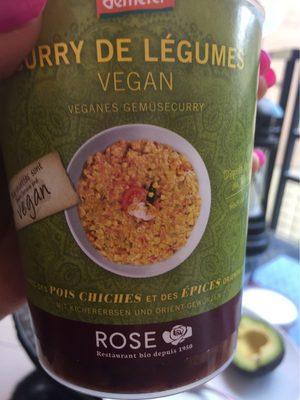 Curry de legumes vegan