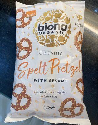 Organic Spelt Pretzel with sesame